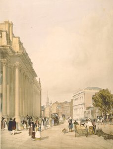 View of the Board of Trade, Whitehall from Downing Street, 1842